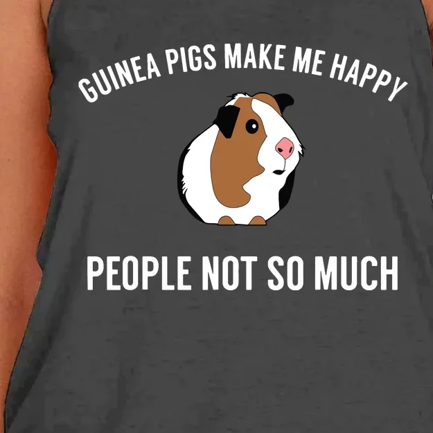 Funny Guinea Pig Gift Guinea Pig Tee Women's Knotted Racerback Tank