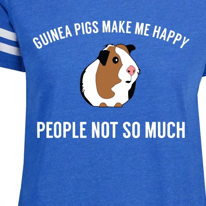 Funny Guinea Pig Gift Guinea Pig Tee Enza Ladies Jersey Football T-Shirt