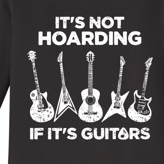 Funny Guitar Player Music Musician Baby Long Sleeve Bodysuit