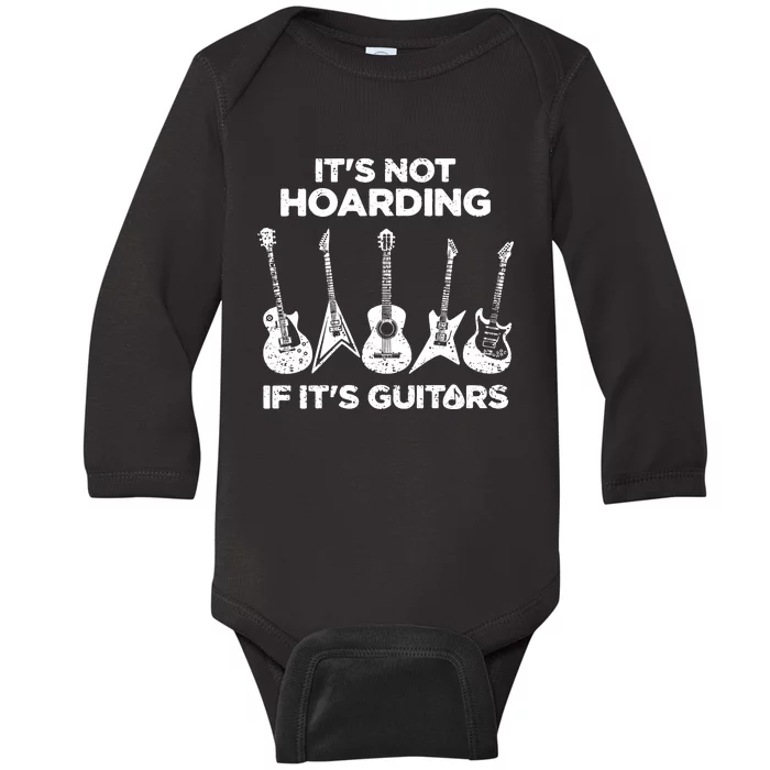 Funny Guitar Player Music Musician Baby Long Sleeve Bodysuit