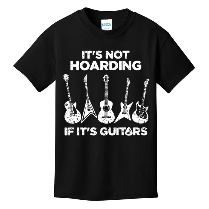 Funny Guitar Player Music Musician Kids T-Shirt