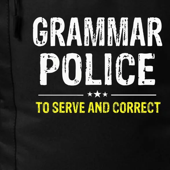 funny Grammar Police Costume Idea Daily Commute Backpack