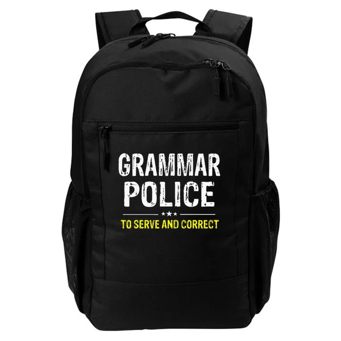 funny Grammar Police Costume Idea Daily Commute Backpack