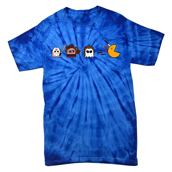 Funny Ghosts Parody Halloween Gamer 80s Horror Movies Tie-Dye T-Shirt