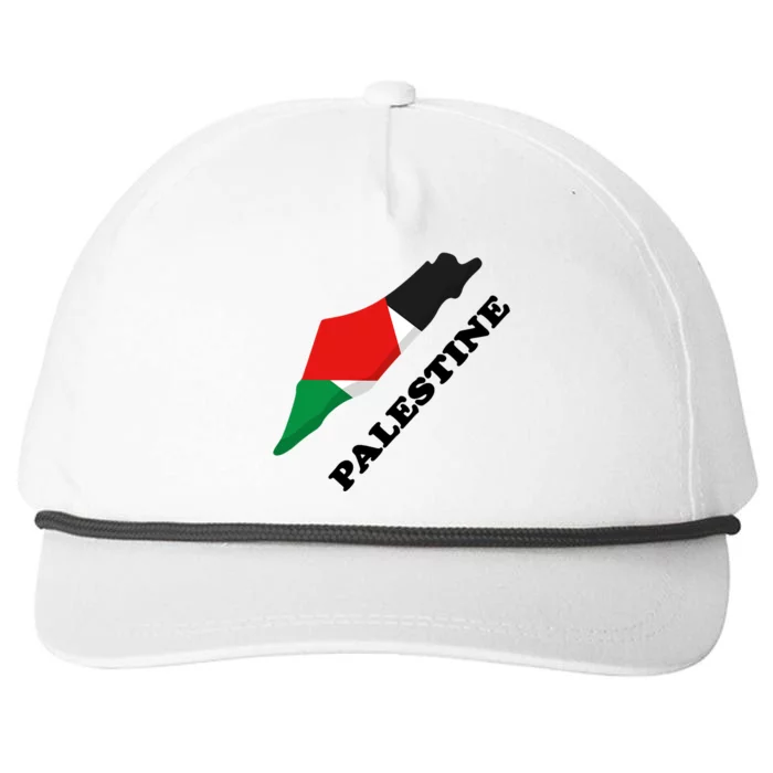 Free Gaza Palestine Flag Arabic Pray For Palestine Snapback Five-Panel Rope Hat