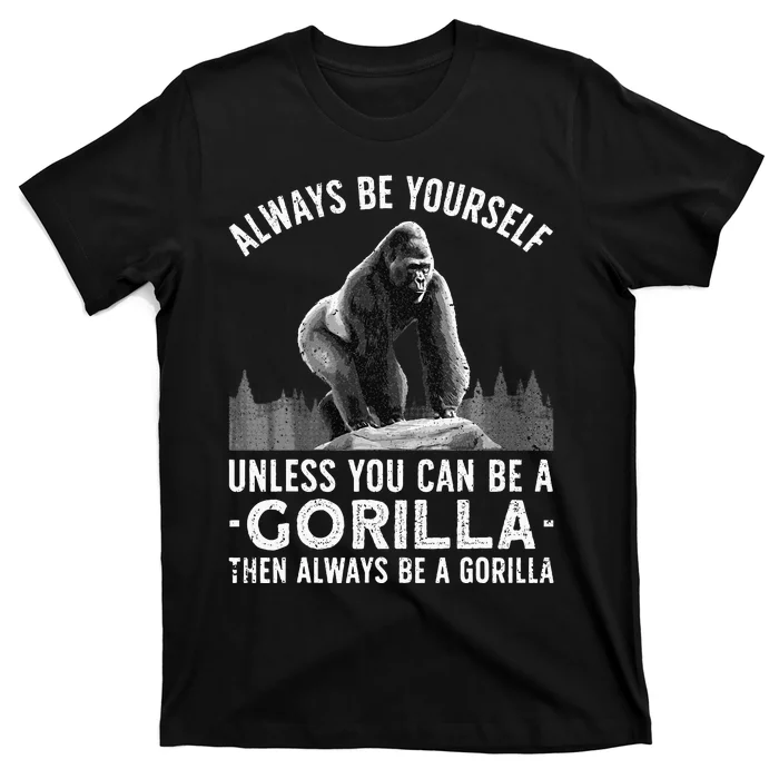 Funny Gorilla Primate Animal Gorilla Lover T-Shirt