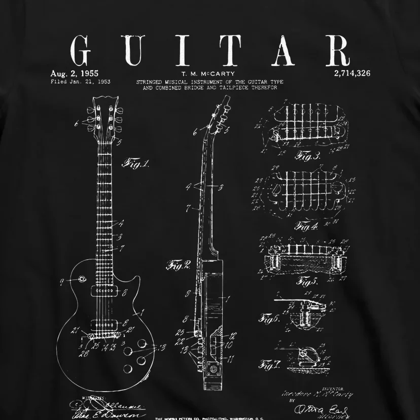 Funny Guitar Player Art For  Guitarist Guitar Lover T-Shirt