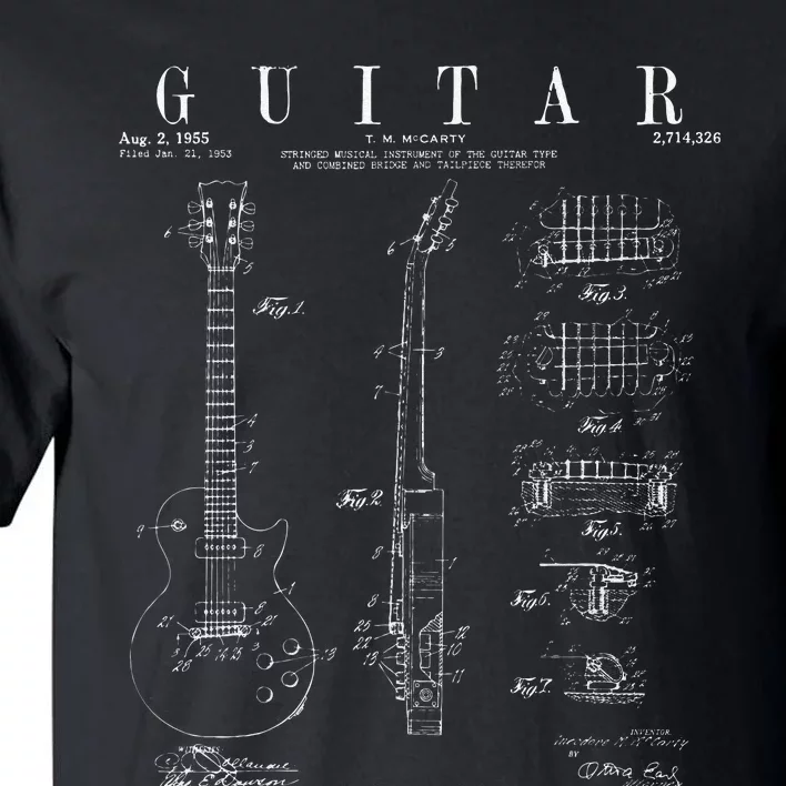 Funny Guitar Player Art For  Guitarist Guitar Lover Tall T-Shirt