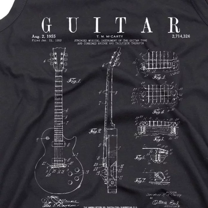 Funny Guitar Player Art For  Guitarist Guitar Lover Tank Top