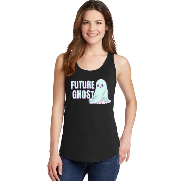 Future Ghost Pastel Goth Kawaii Creepy Cute Weird Aesthetic Ladies Essential Tank