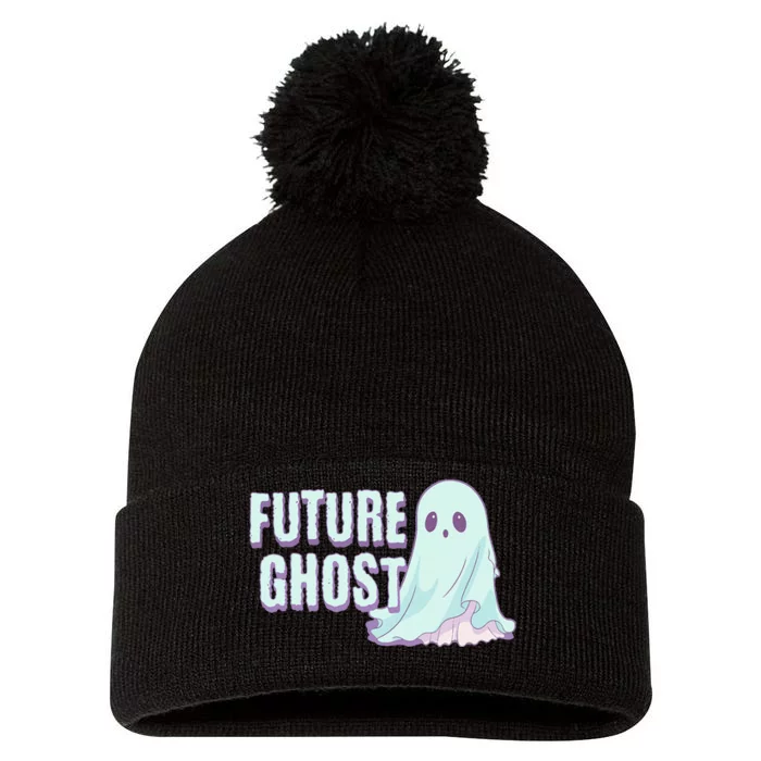 Future Ghost Pastel Goth Kawaii Creepy Cute Weird Aesthetic Pom Pom 12in Knit Beanie