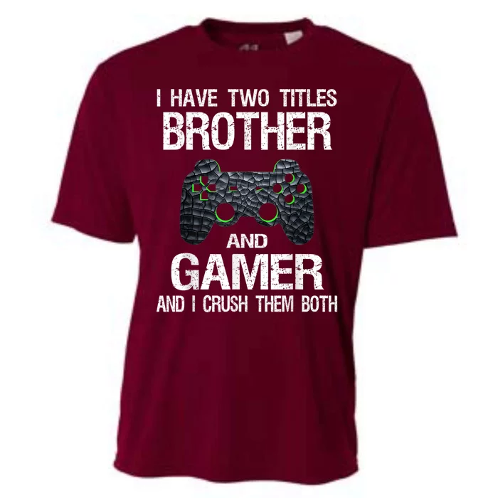 Funny Gamer Quote Video Games Gaming Boys Brother Teen Cooling Performance Crew T-Shirt