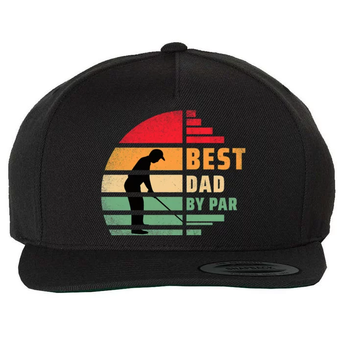 Funny Golf Quote Vintage Golf Dad Gift For Father's Day Wool Snapback Cap