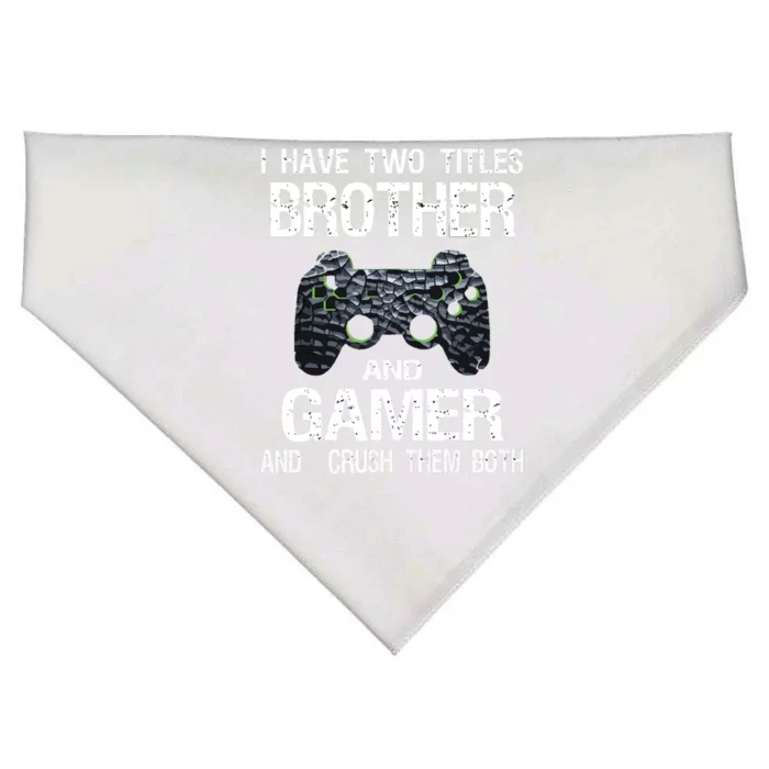 Funny Gamer Quote Video Games Gaming Boy Brother Teen USA-Made Doggie Bandana