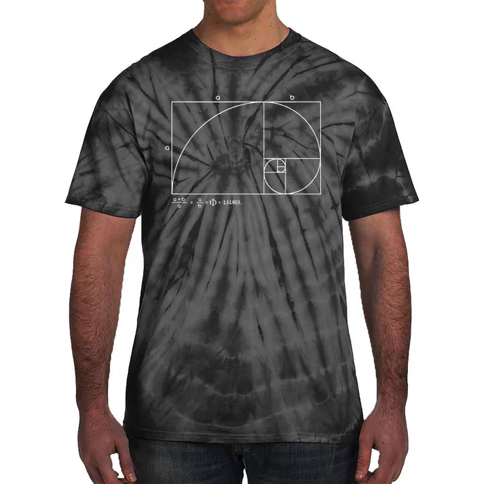 Fibonacci Golden Ratio Tie-Dye T-Shirt