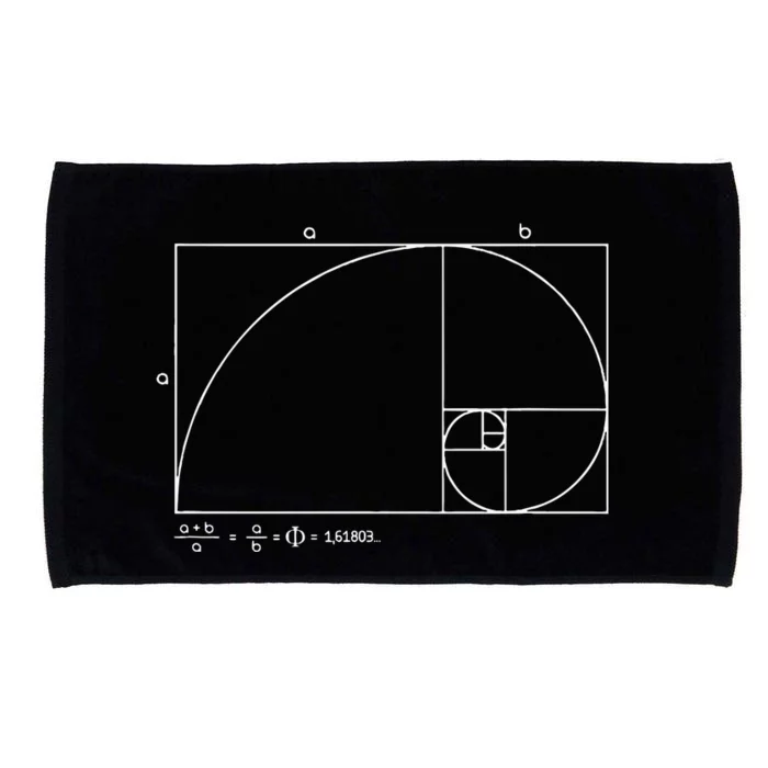 Fibonacci Golden Ratio Microfiber Hand Towel