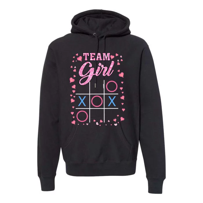 Fun Gender Reveal Baby Shower Party Team Premium Hoodie