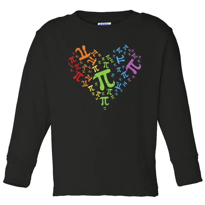 Funny Get Real Be Rational Pi Math Teacher Geek Toddler Long Sleeve Shirt