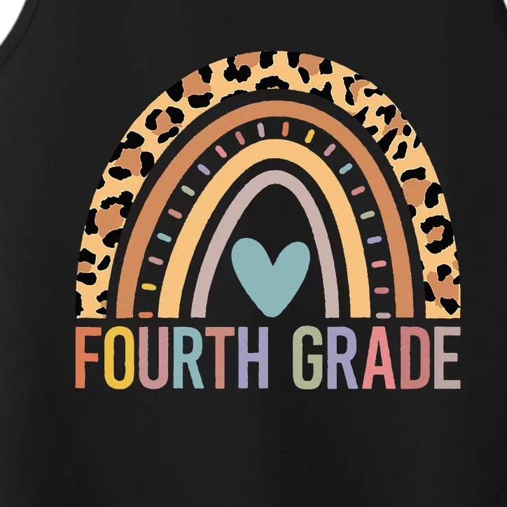 Fourth Grade Rainbow Teacher Team 4th Grade Squad Performance Tank