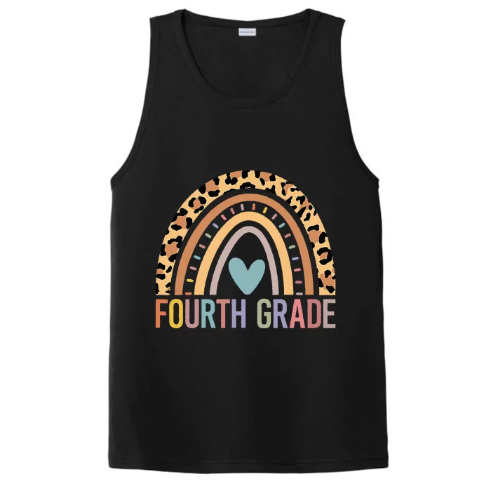 Fourth Grade Rainbow Teacher Team 4th Grade Squad Performance Tank