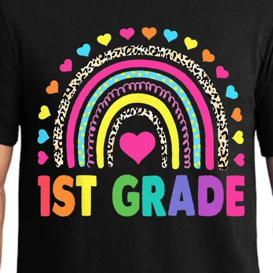 First Grade Rainbow Teacher Team 1st Grade Squad Pajama Set