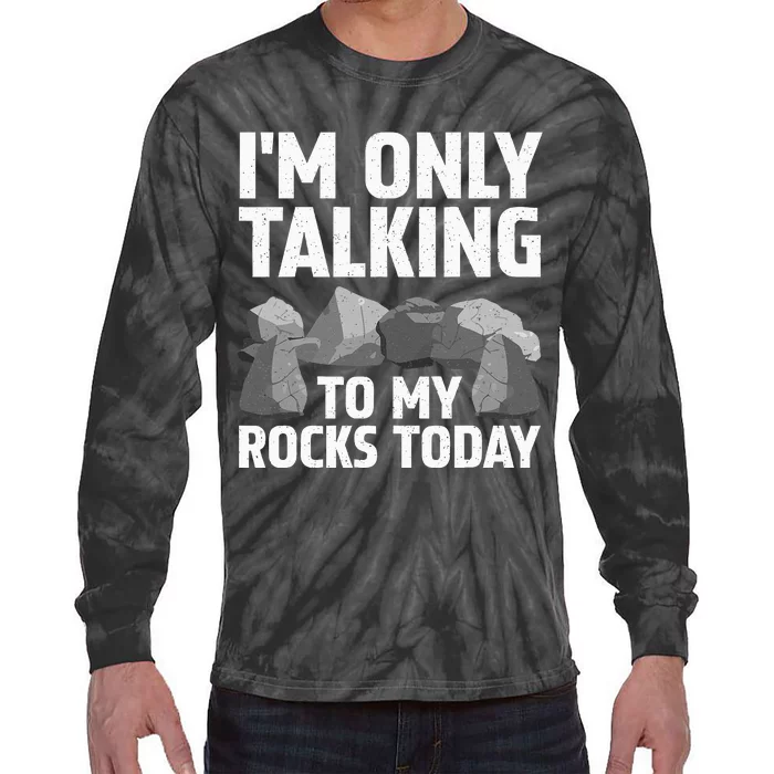 Funny Geology Rock Hound Art Rockhound Lover Tie-Dye Long Sleeve Shirt