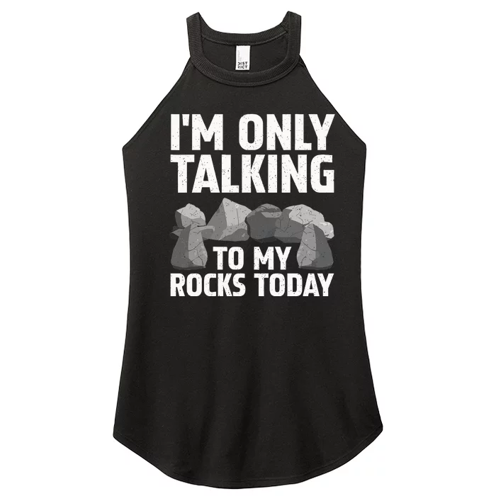 Funny Geology Rock Hound Art Rockhound Lover Women’s Perfect Tri Rocker Tank