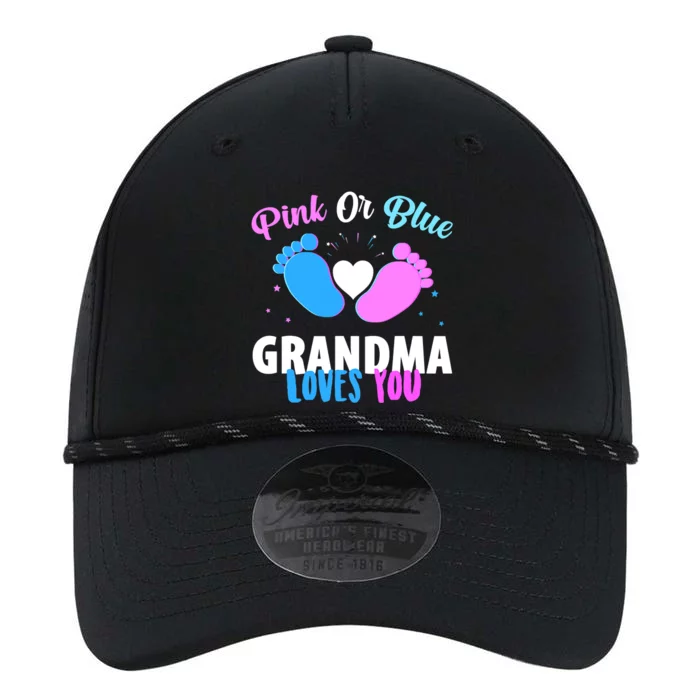 Funny Gender Reveal Party Pink Or Blue Grandma Loves You Performance The Dyno Cap