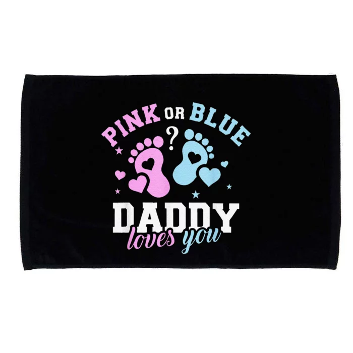 Funny Gender Reveal Daddy Dad Microfiber Hand Towel