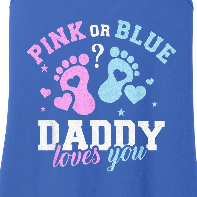 Funny Gender Reveal Daddy Dad Ladies Essential Tank