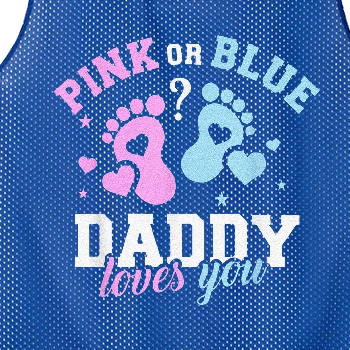 Funny Gender Reveal Daddy Dad Mesh Reversible Basketball Jersey Tank