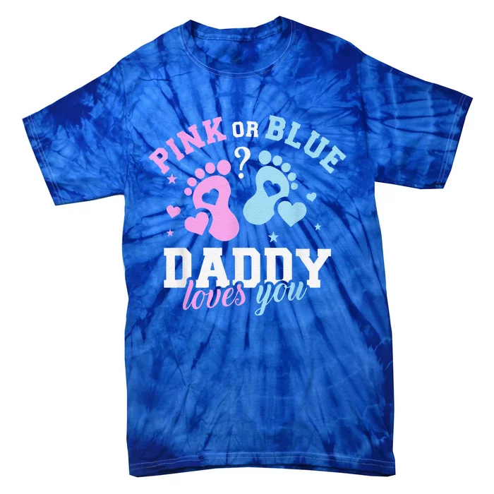 Funny Gender Reveal Daddy Dad Tie-Dye T-Shirt