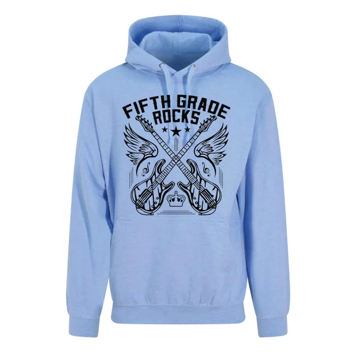 Fifth Grade Rocks Unisex Surf Hoodie