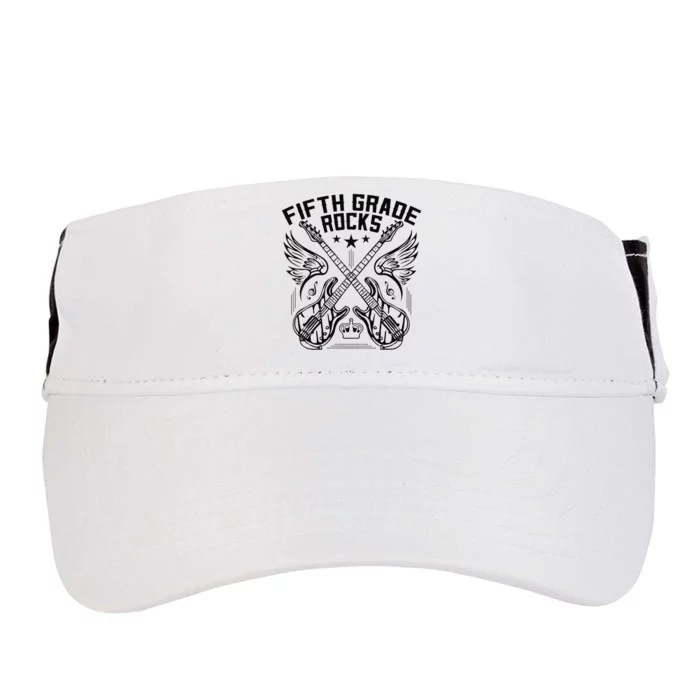 Fifth Grade Rocks Adult Drive Performance Visor