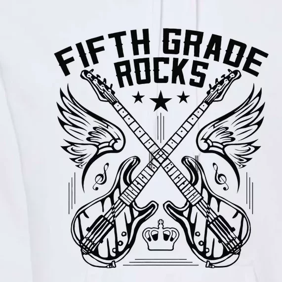 Fifth Grade Rocks Premium Hoodie