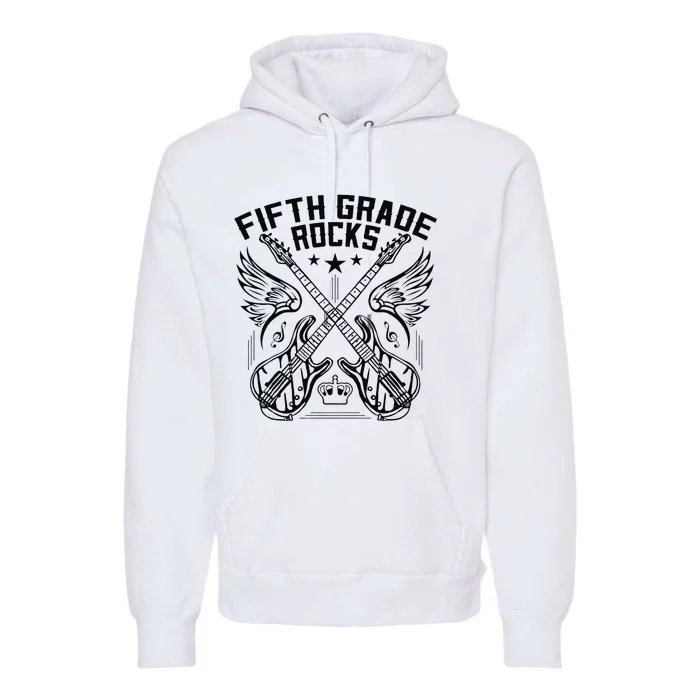 Fifth Grade Rocks Premium Hoodie