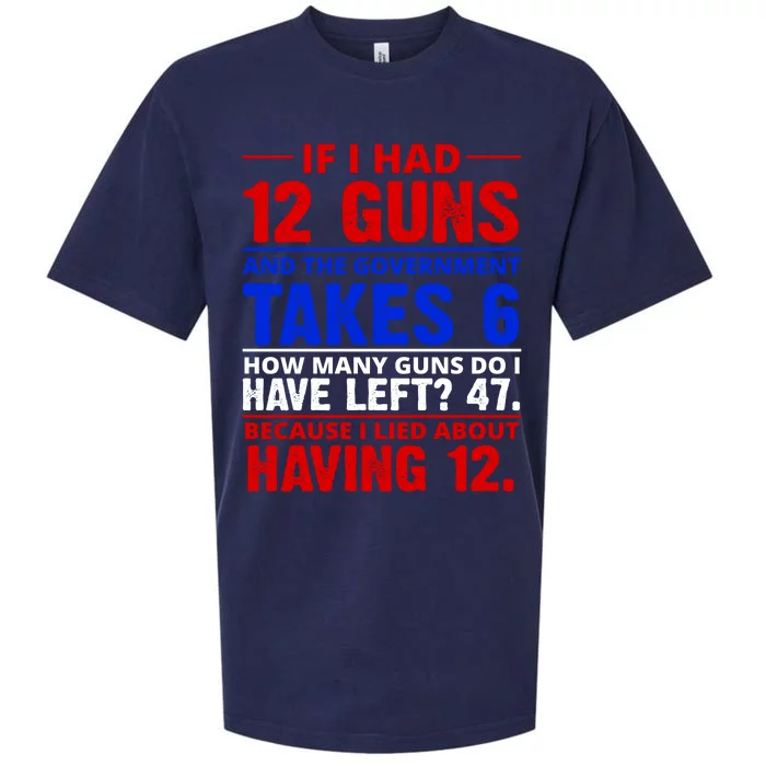 Funny Gun Rights Joke Sueded Cloud Jersey T-Shirt