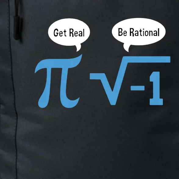 Funny Get Real Be Rational Shirt Pi Math Teacher Geek Daily Commute Backpack