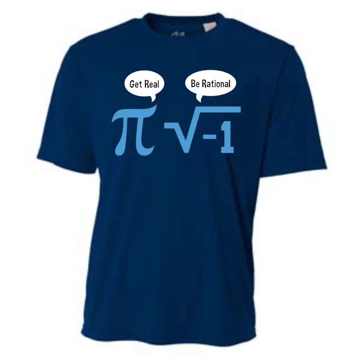 Funny Get Real Be Rational Shirt Pi Math Teacher Geek Cooling Performance Crew T-Shirt