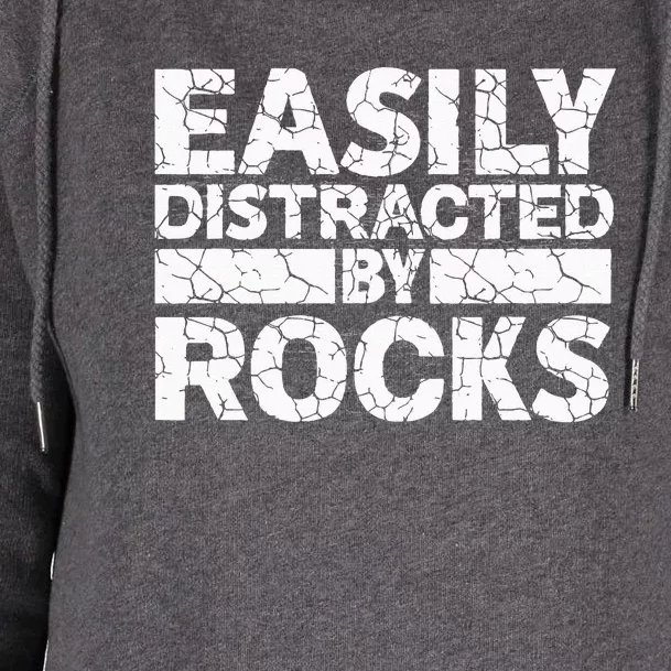 Funny Geologist Rock Collector Paleontology Science Geology Womens Funnel Neck Pullover Hood