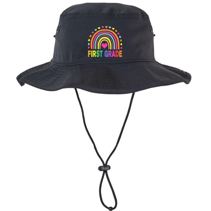 First Grade Rainbow Teacher Team 1st Grade Squad Legacy Cool Fit Booney Bucket Hat