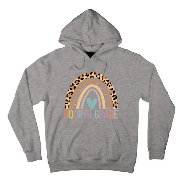 Fourth Grade Rainbow Girl Boy Teacher Team 4th Grade Squad Tall Hoodie