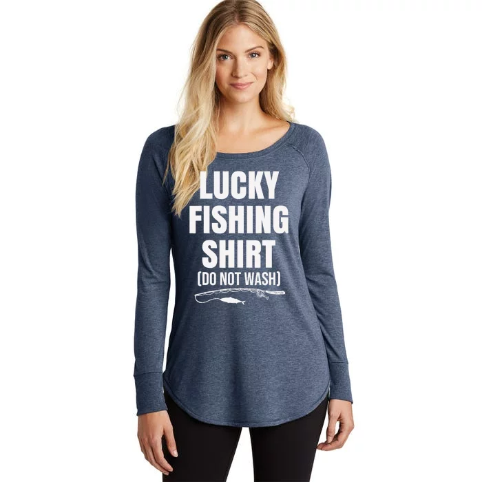 Fishing Gift Rod Bait Fischerman Hook Angeln Pike Women's Perfect Tri Tunic Long Sleeve Shirt