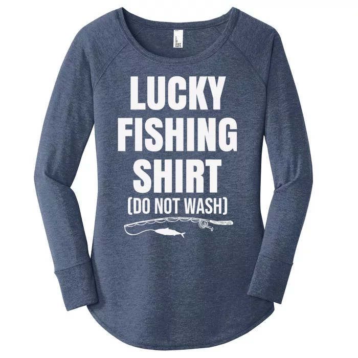 Fishing Gift Rod Bait Fischerman Hook Angeln Pike Women's Perfect Tri Tunic Long Sleeve Shirt