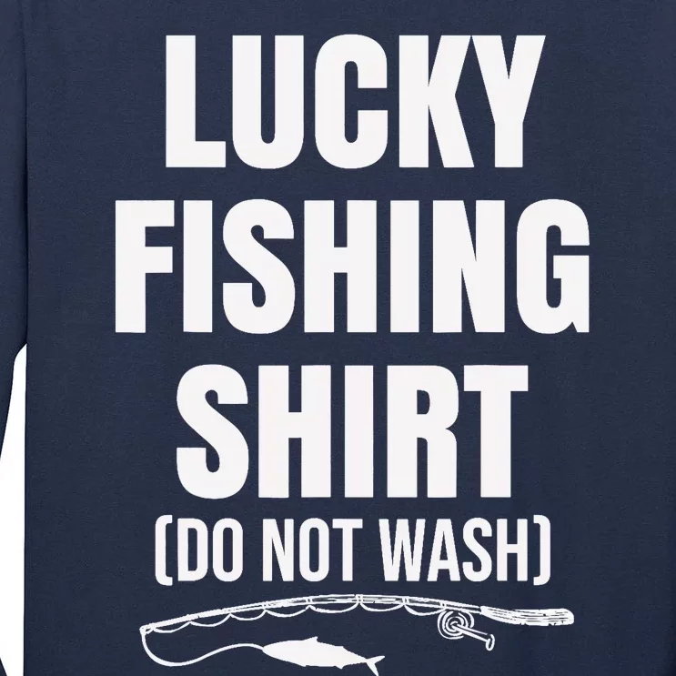 Fishing Gift Rod Bait Fischerman Hook Angeln Pike Tall Long Sleeve T-Shirt