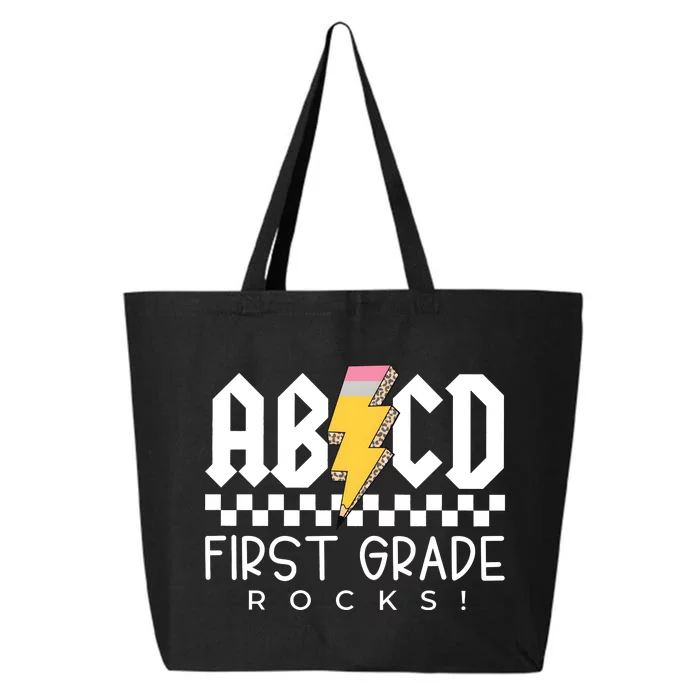 First Grade Rocks Teacher 1st Grade 25L Jumbo Tote