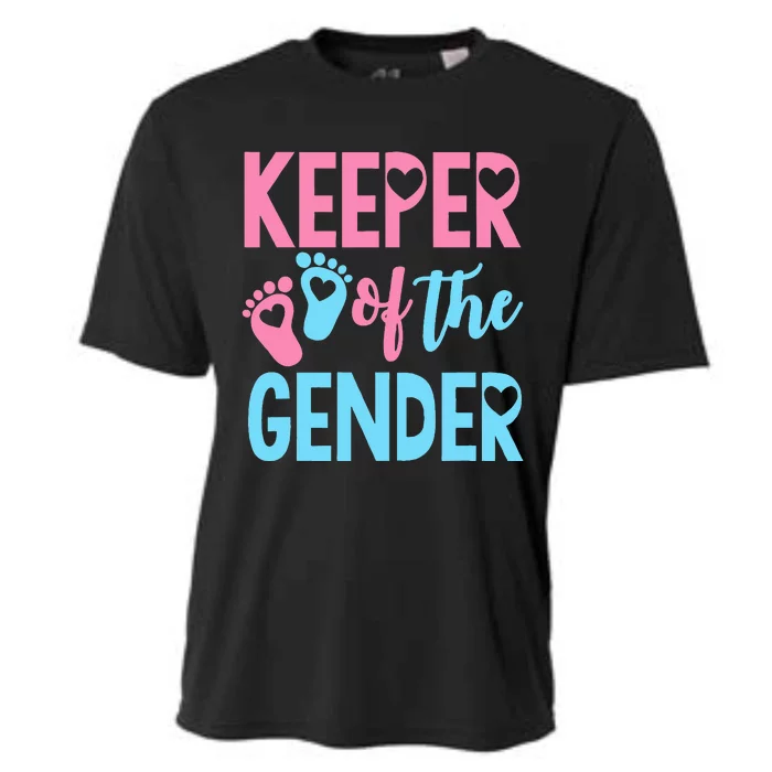 funny Gender Reveal Keeper of the Gender Reveal Cooling Performance Crew T-Shirt