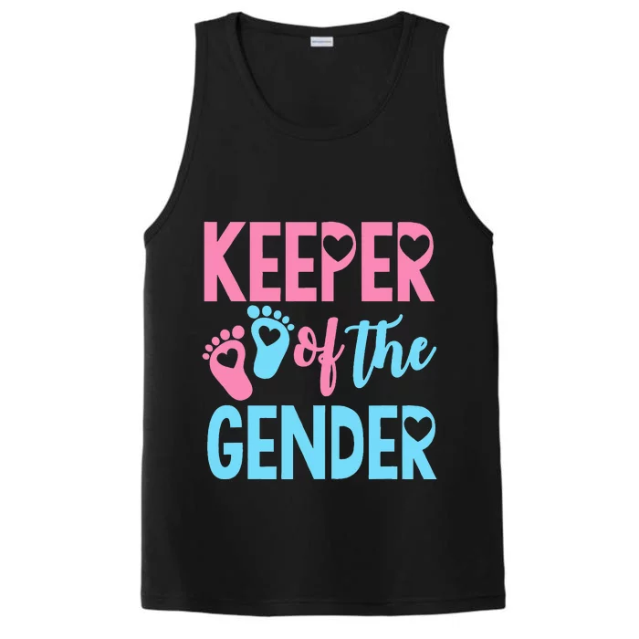 funny Gender Reveal Keeper of the Gender Reveal Performance Tank