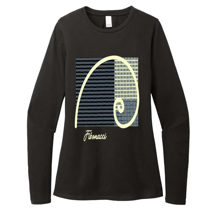 Fibonacci Golden Ratio spiral Womens CVC Long Sleeve Shirt