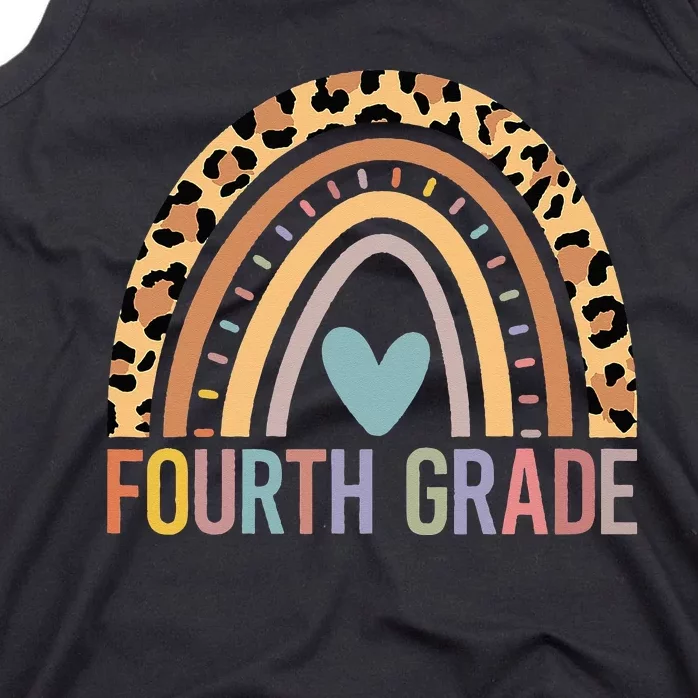 Fourth Grade Rainbow Teacher Team 4th Grade Squad Tank Top